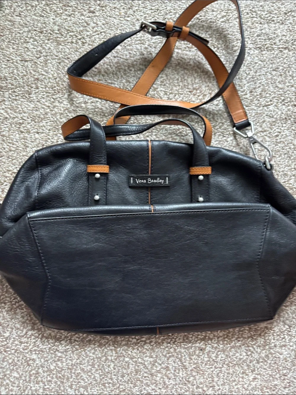Vera Bradley structured satchel